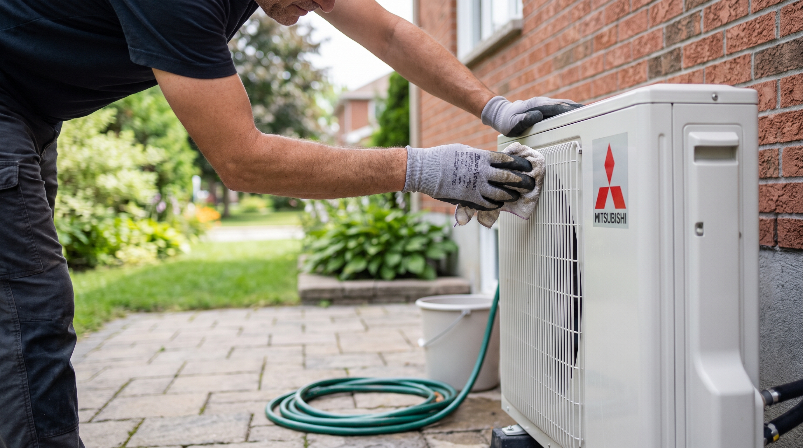 Photo illustrant « Entretien thermopompe Mitsubishi à Saint-Jean-sur-Richelieu, conseils pratiques »